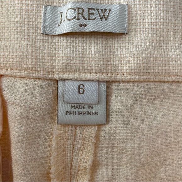 J.Crew eyelet and basket weave shorts size 6 - Picture 4 of 5